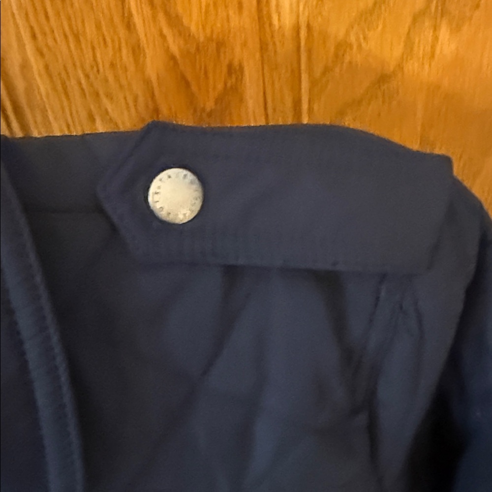 Talbots Dark Blue Quilted Barn Jacket, Size Large - Picture 3 of 6